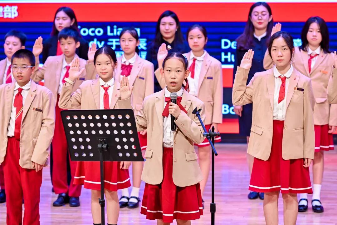 最小仅一年级！新侨国际升学方向小学学生领袖团正式就职